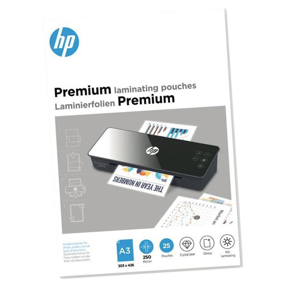HP A3 250 Micron Premium Laminating Pouches - Transparent | HP9128 from DID Electrical - guaranteed Irish, guaranteed quality service. (6977632567484)