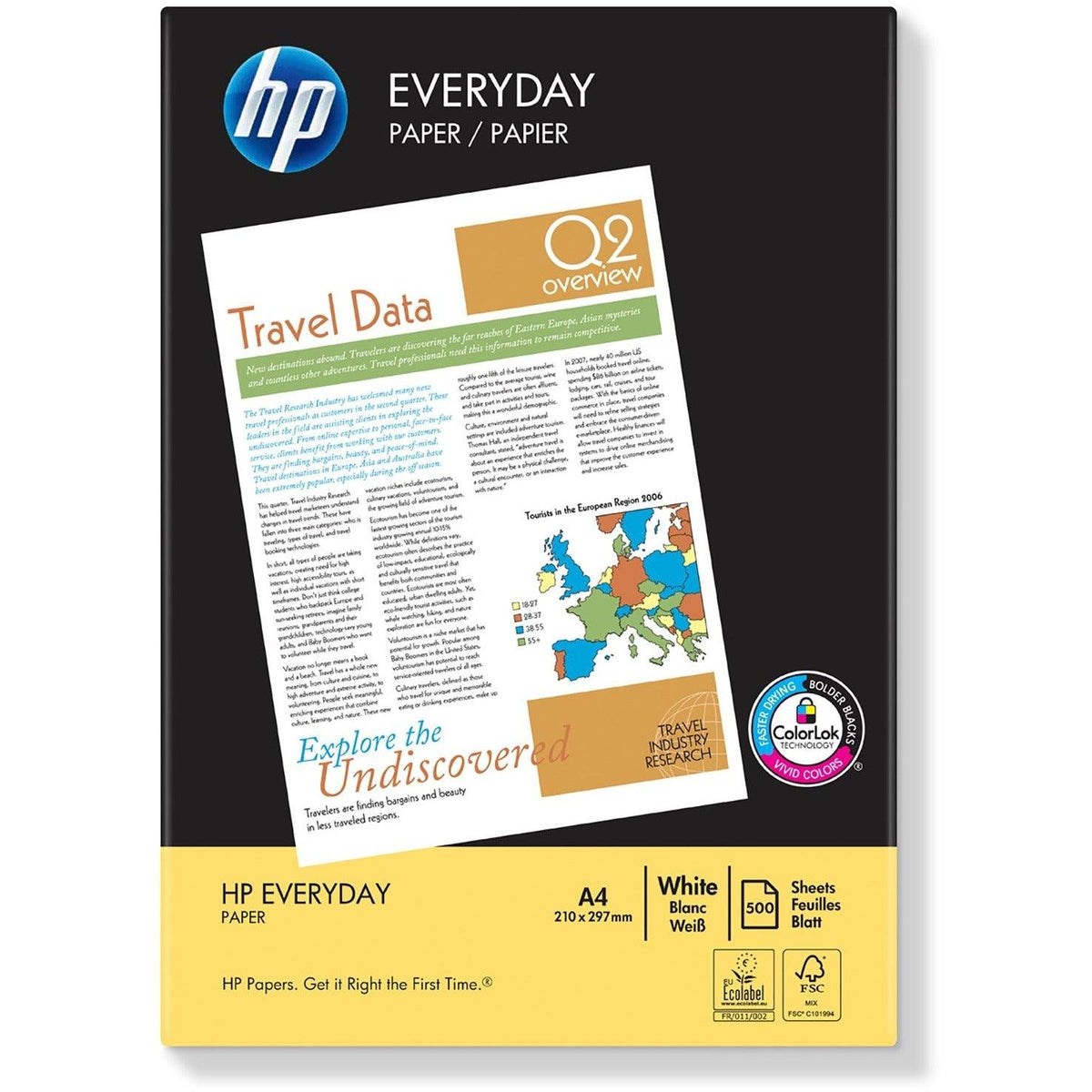 HP Everyday A4 Printer Paper - White | CHP560 from DID Electrical - guaranteed Irish, guaranteed quality service. (6890765975740)