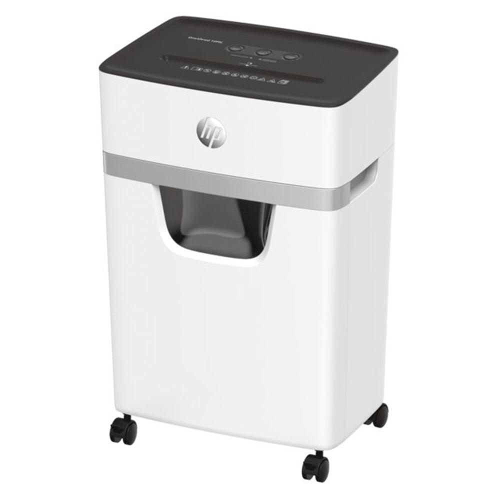 HP OneShred 10 Micro Cut 20L Shredder - White | HP2804 from DID Electrical - guaranteed Irish, guaranteed quality service. (6977630666940)