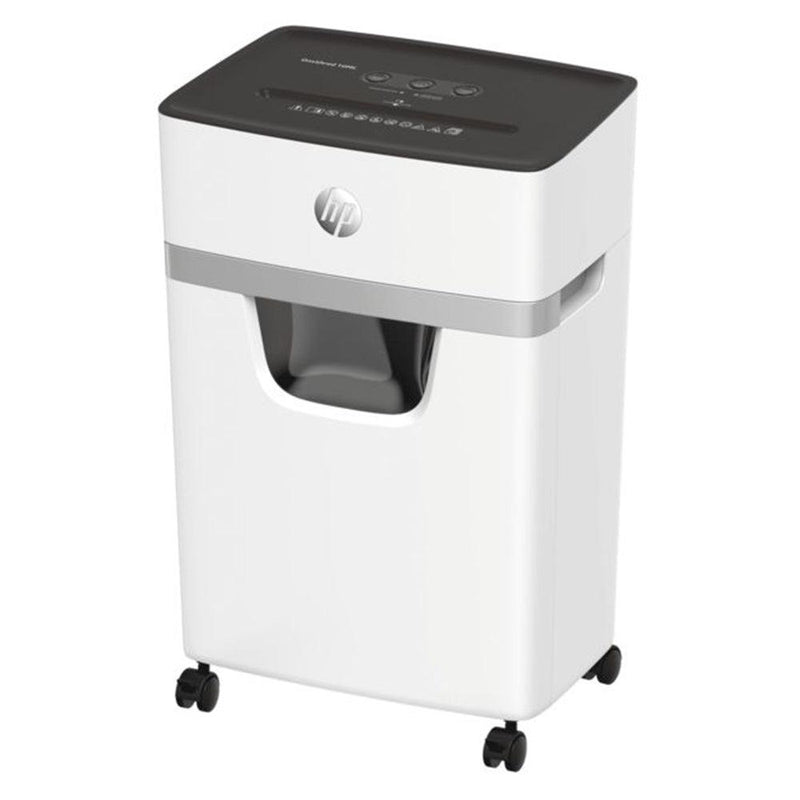 HP OneShred 10 Micro Cut 20L Shredder - White | HP2804 from DID Electrical - guaranteed Irish, guaranteed quality service. (6977630666940)