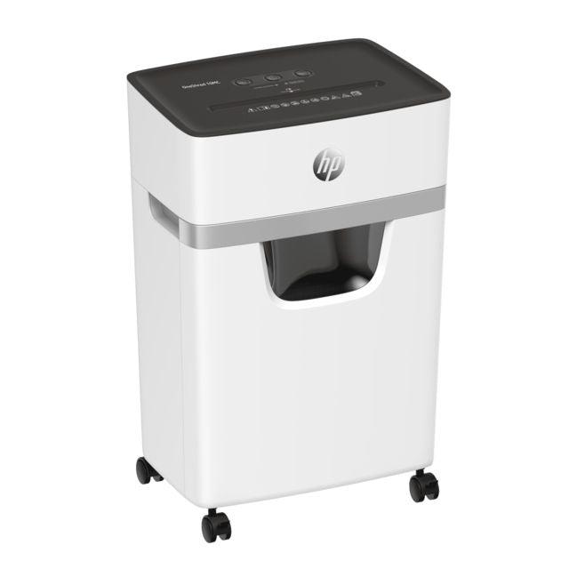 HP OneShred 10 Micro Cut 20L Shredder - White | HP2804 from DID Electrical - guaranteed Irish, guaranteed quality service. (6977630666940)
