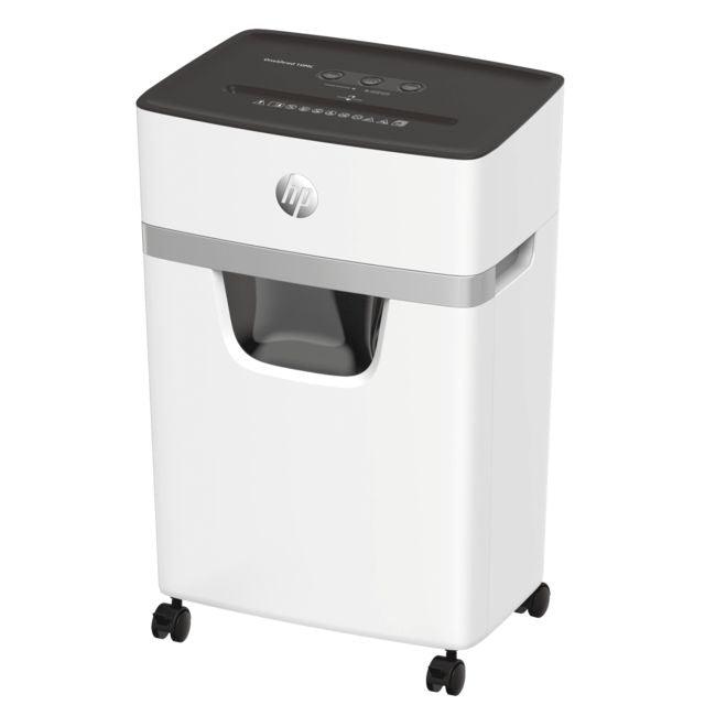 HP OneShred 10 Micro Cut 20L Shredder - White | HP2804 from DID Electrical - guaranteed Irish, guaranteed quality service. (6977630666940)
