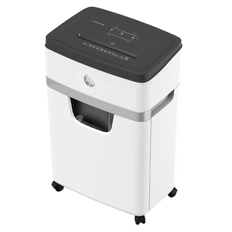 HP OneShred 12 Micro Cut 25L Shredder - White | HP2806 from DID Electrical - guaranteed Irish, guaranteed quality service. (6977630798012)