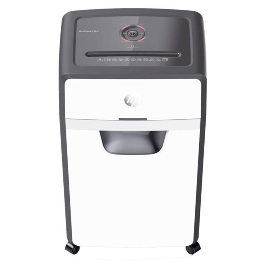 HP OneShred 16 Micro Cut 30L Shredder - Black & White | HP2808 from DID Electrical - guaranteed Irish, guaranteed quality service. (6977630863548)