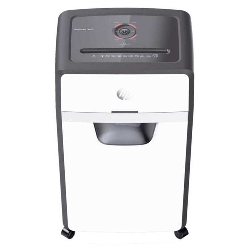 HP OneShred 16 Micro Cut 30L Shredder - Black & White | HP2808 from DID Electrical - guaranteed Irish, guaranteed quality service. (6977630863548)