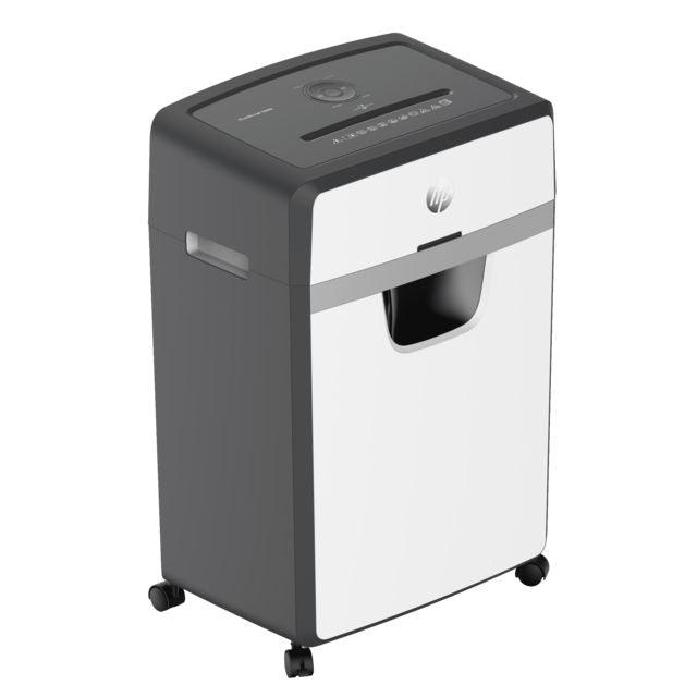 HP OneShred 16 Micro Cut 30L Shredder - Black & White | HP2808 from DID Electrical - guaranteed Irish, guaranteed quality service. (6977630863548)