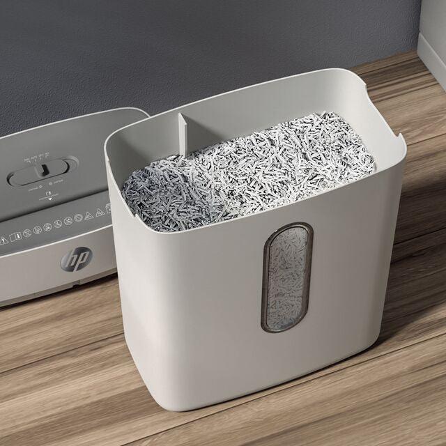 HP OneShred 8 Cross Cut 15L Shredder - White | HP2809 from DID Electrical - guaranteed Irish, guaranteed quality service. (6977630273724)