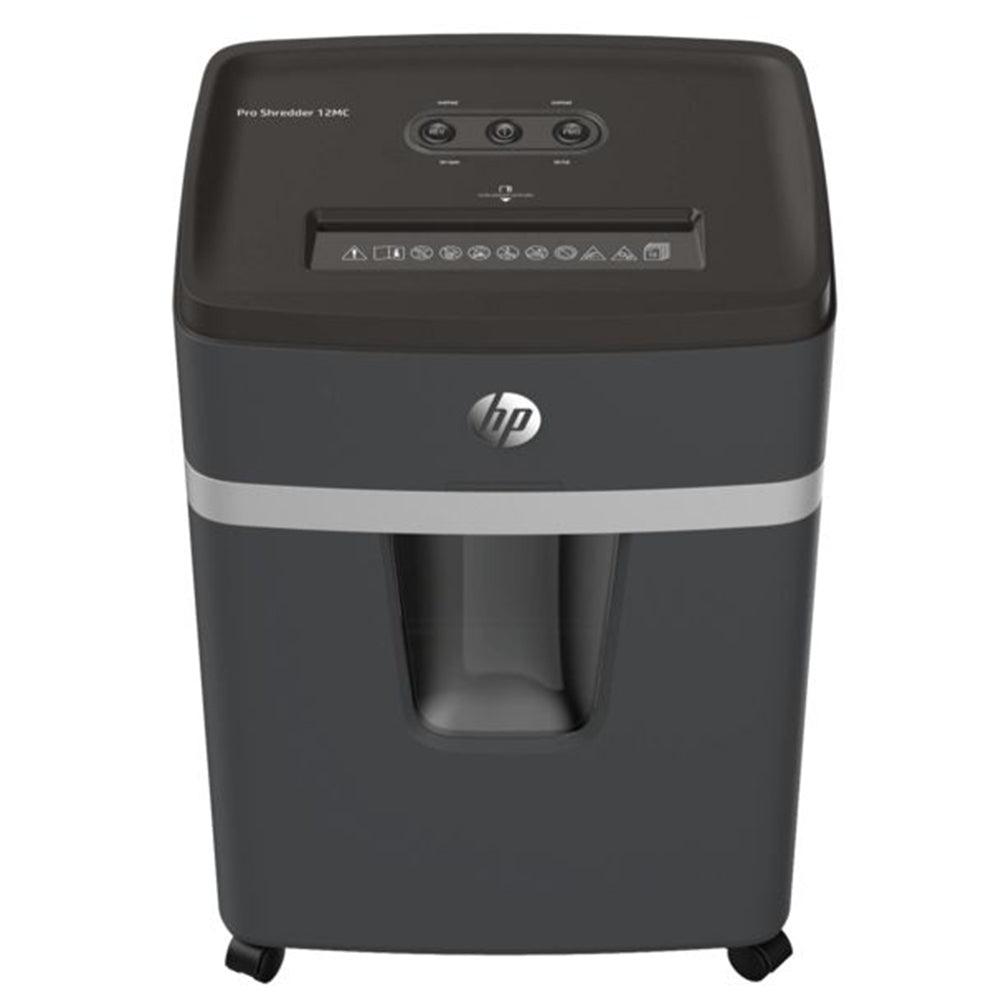 HP Pro Shred 12 Micro Cut 25L Shredder - Black | HP2814 from DID Electrical - guaranteed Irish, guaranteed quality service. (6977631944892)