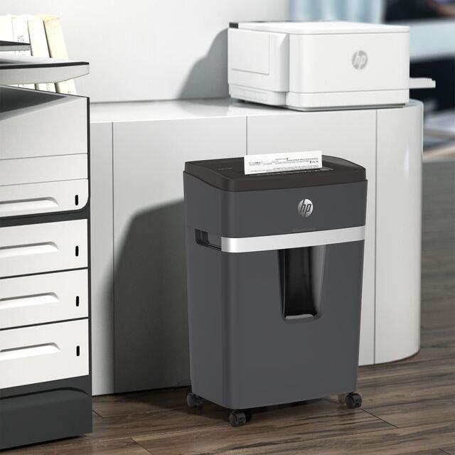 HP Pro Shred 12 Micro Cut 25L Shredder - Black | HP2814 from DID Electrical - guaranteed Irish, guaranteed quality service. (6977631944892)
