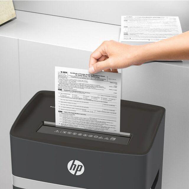 HP Pro Shred 15 Cross Cut 20L Shredder - Black | HP2811 from DID Electrical - guaranteed Irish, guaranteed quality service. (6977631420604)