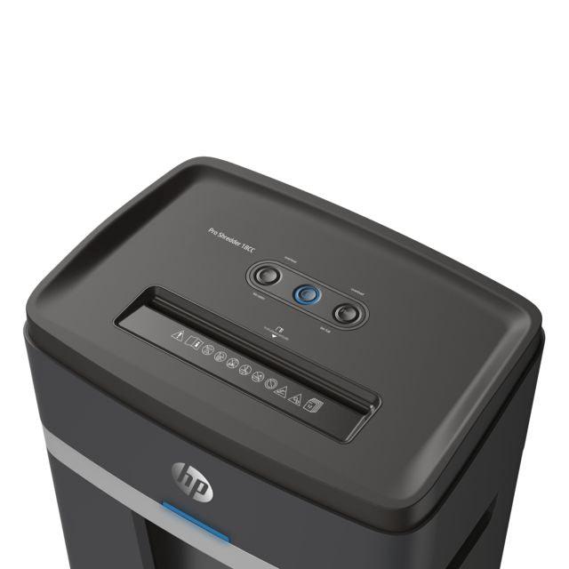 HP Pro Shred 18 Cross Cut 25L Shredder - Black | HP2813 from DID Electrical - guaranteed Irish, guaranteed quality service. (6977631715516)