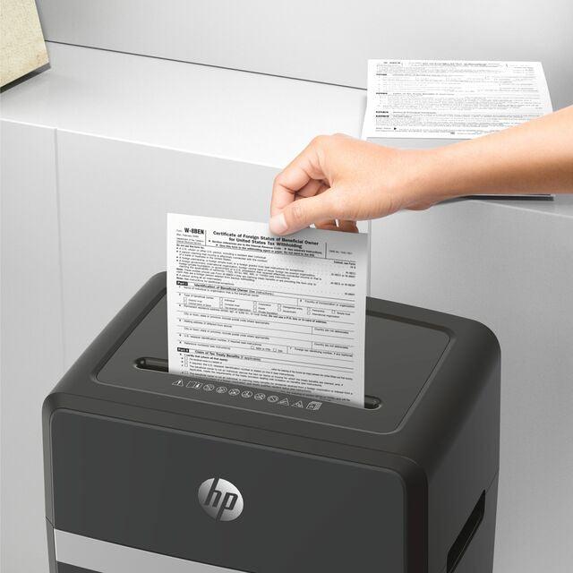 HP Pro Shred 24 Cross Cut 30L Shredder - Black | HP2815 from DID Electrical - guaranteed Irish, guaranteed quality service. (6977632141500)