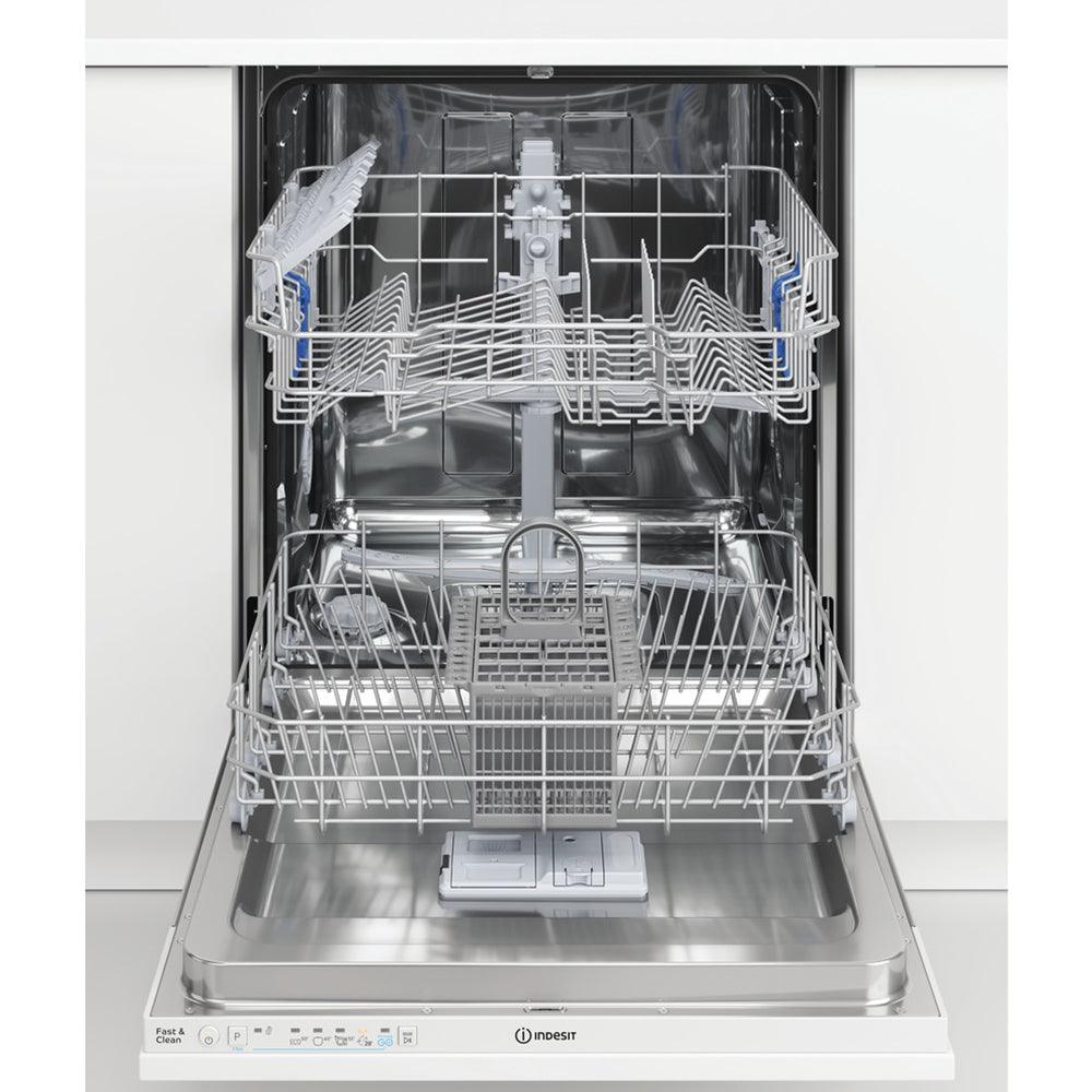 Indesit 60CM Integrated Standard Dishwasher - White | DIE2B19UK from DID Electrical - guaranteed Irish, guaranteed quality service. (6977573355708)