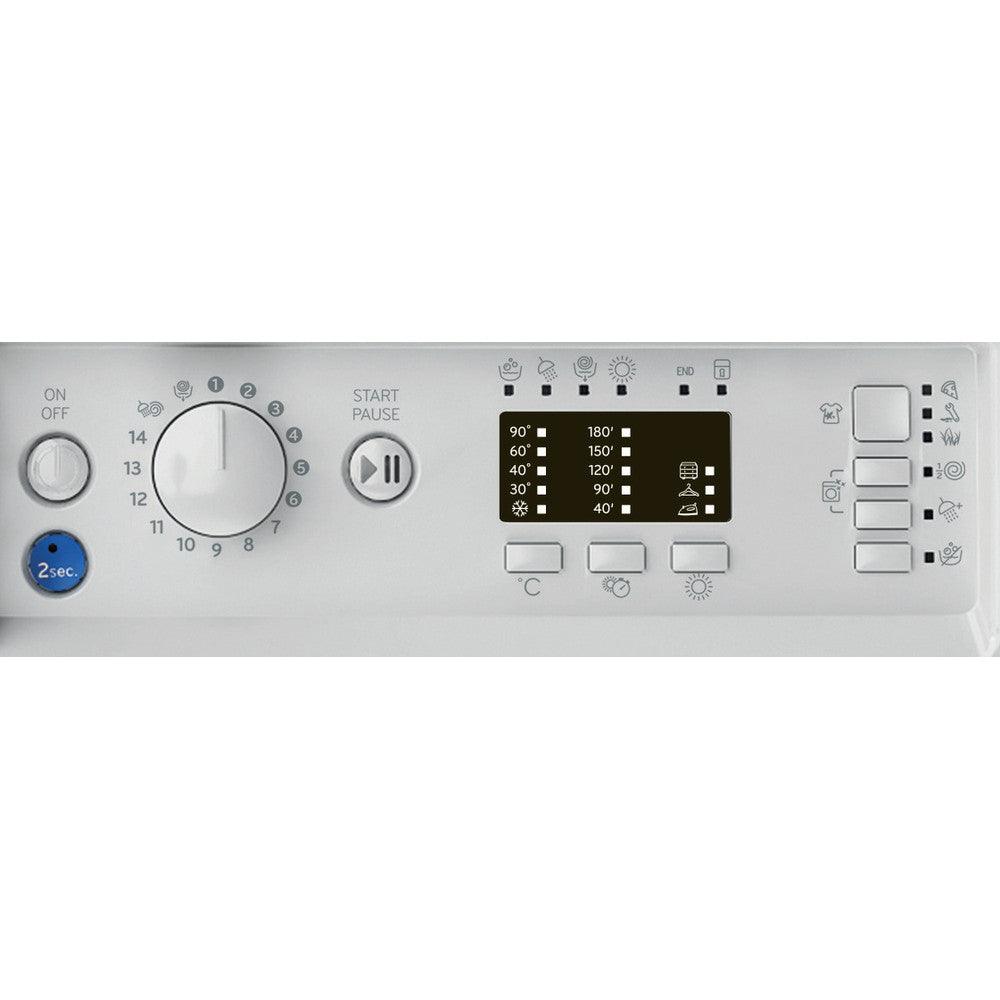 Indesit 7KG/5KG 1200 Spin Built-In Washer Dryer - White | BIWDIL75125UK from DID Electrical - guaranteed Irish, guaranteed quality service. (6977523253436)