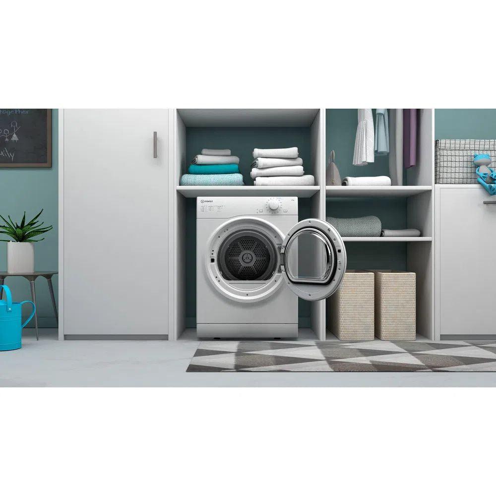 Indesit 8KG Freestanding Air-vented Tumble Dryer - White | I1D80WUK (7151297233084)