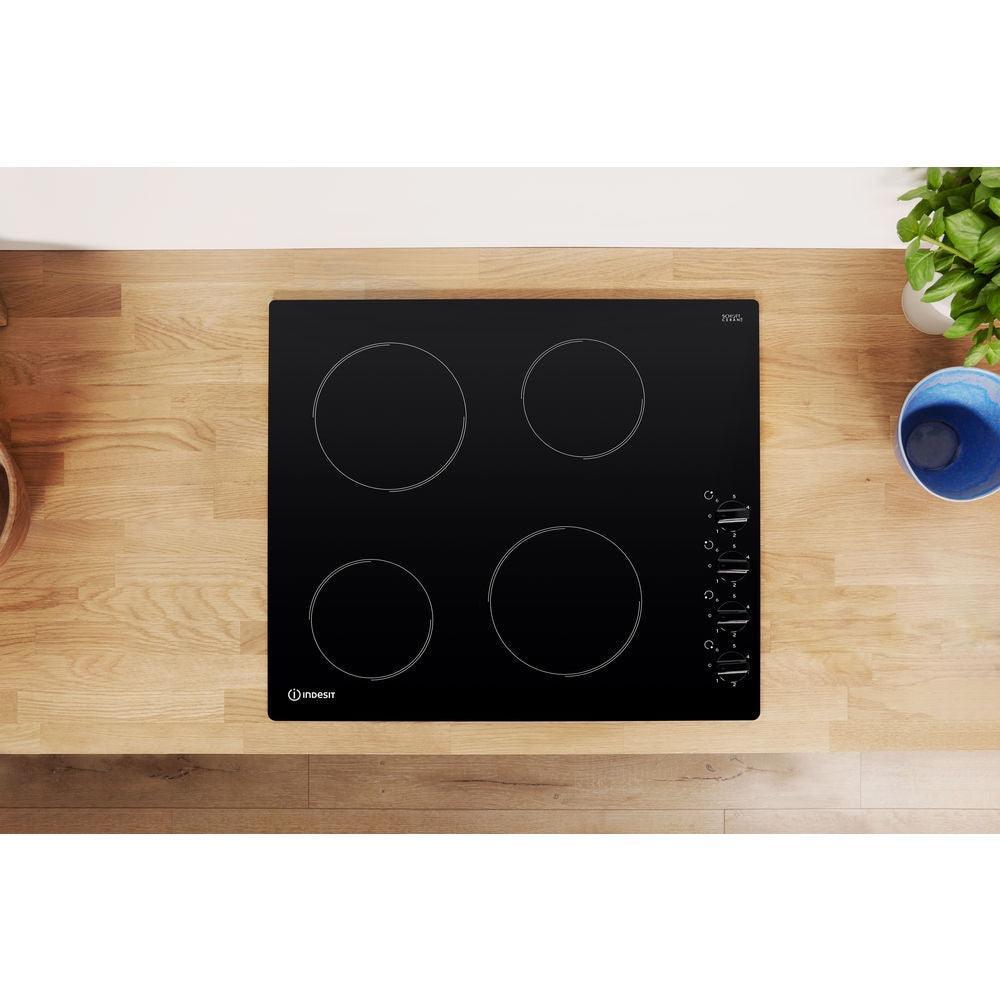 Indesit Electric Ceramic Hob - Black | RI860C from DID Electrical - guaranteed Irish, guaranteed quality service. (6977428357308)