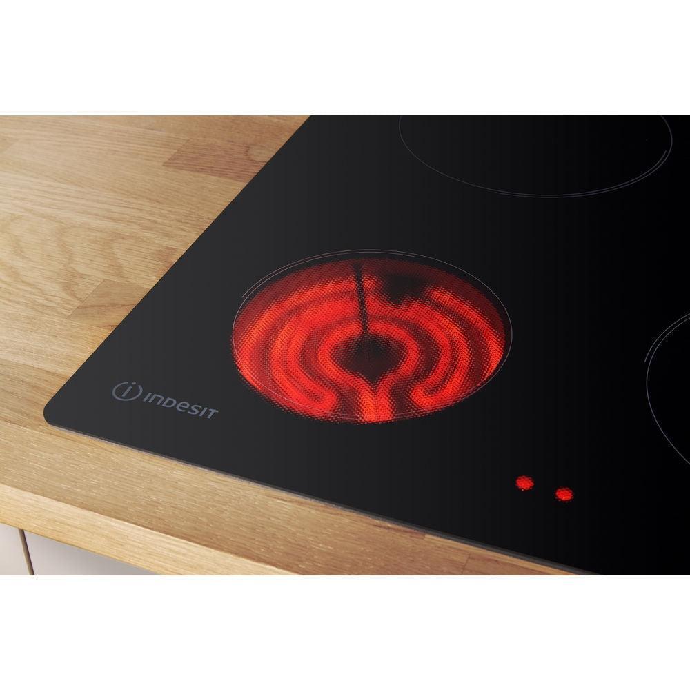 Indesit Electric Ceramic Hob - Black | RI860C from DID Electrical - guaranteed Irish, guaranteed quality service. (6977428357308)