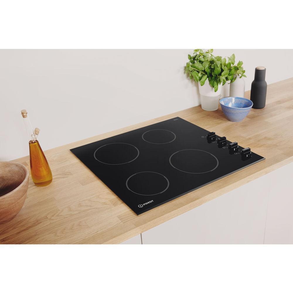 Indesit Electric Ceramic Hob - Black | RI860C from DID Electrical - guaranteed Irish, guaranteed quality service. (6977428357308)