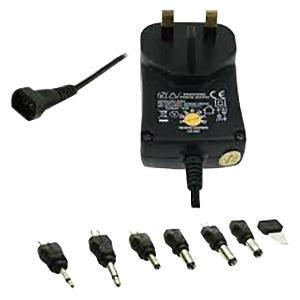 Infapower P003 1500mA 7 Way Universal Power Supply AC/DC Adaptor - Black | 021036 (7469820772540)