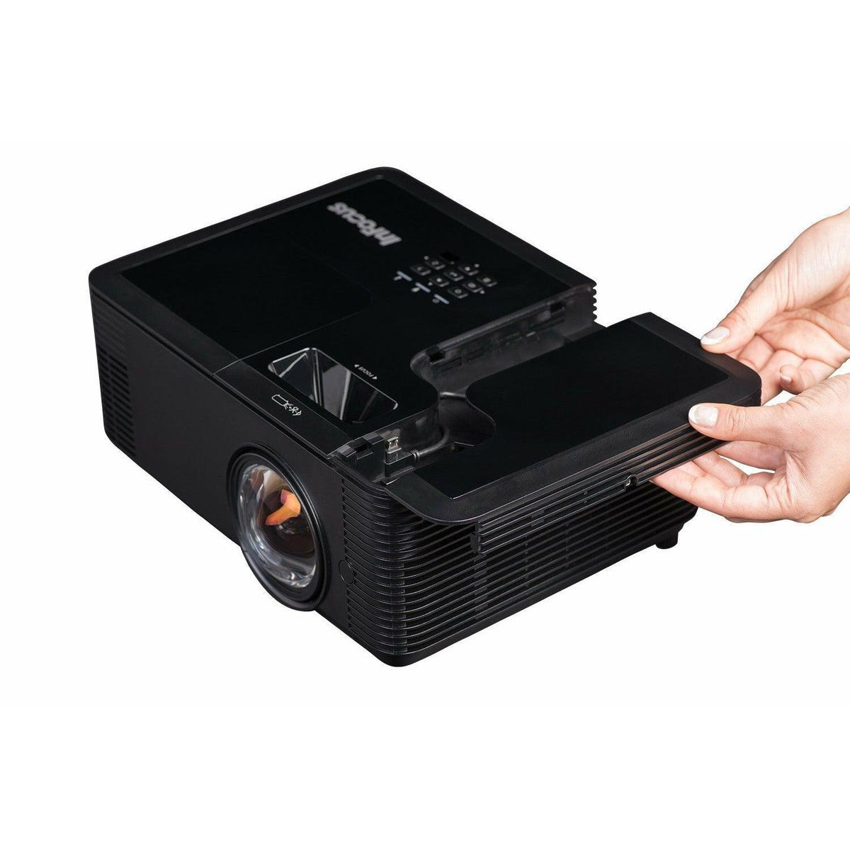 InFocus 4000 Lumens 1080p Projector with Short Throw Lens - Black | IN138HDST (7517065806012)
