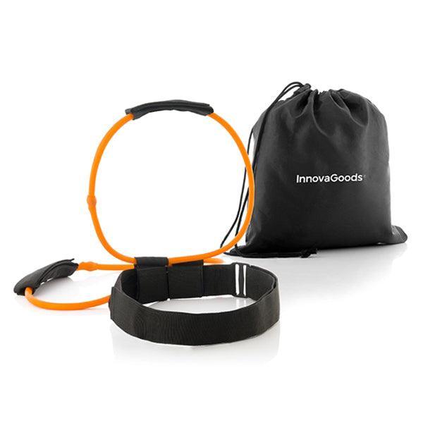 InnovaGoods Bootrainer Belt with Resistance Bands for Glutes and Exercise Guide - Black | 815648 from DID Electrical - guaranteed Irish, guaranteed quality service. (6977693941948)