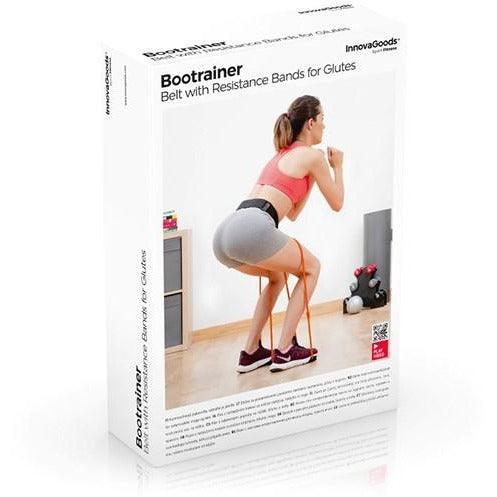 InnovaGoods Bootrainer Belt with Resistance Bands for Glutes and Exercise Guide - Black | 815648 from DID Electrical - guaranteed Irish, guaranteed quality service. (6977693941948)