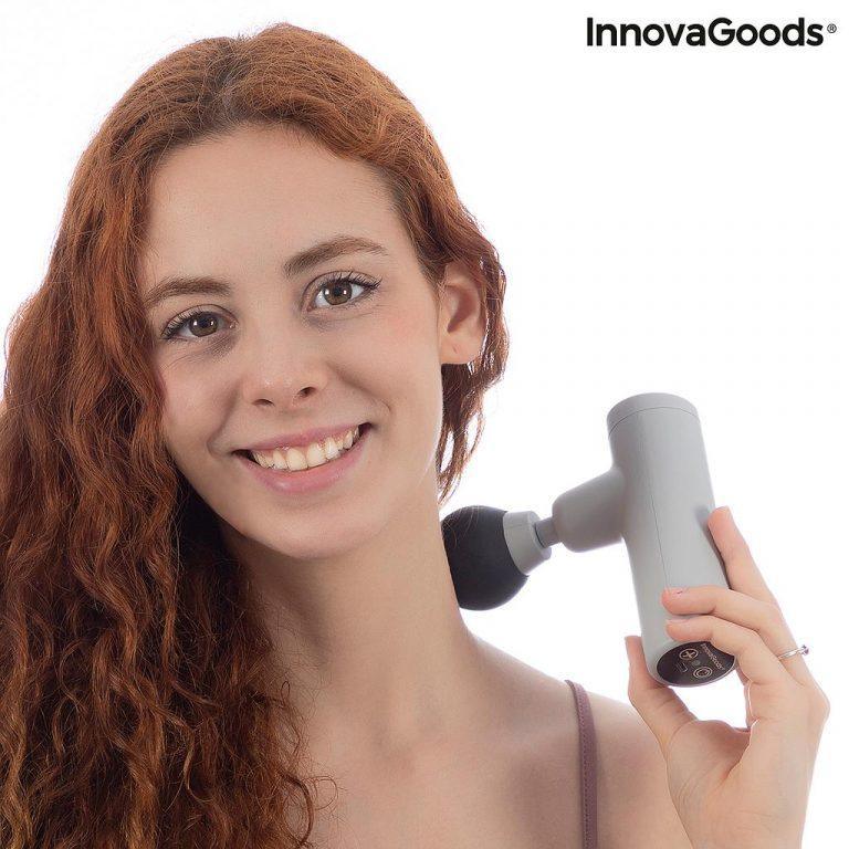 Innovagoods Vixall Mini Vibration Massager - Grey &amp; Black | 818425 (7472764747964)