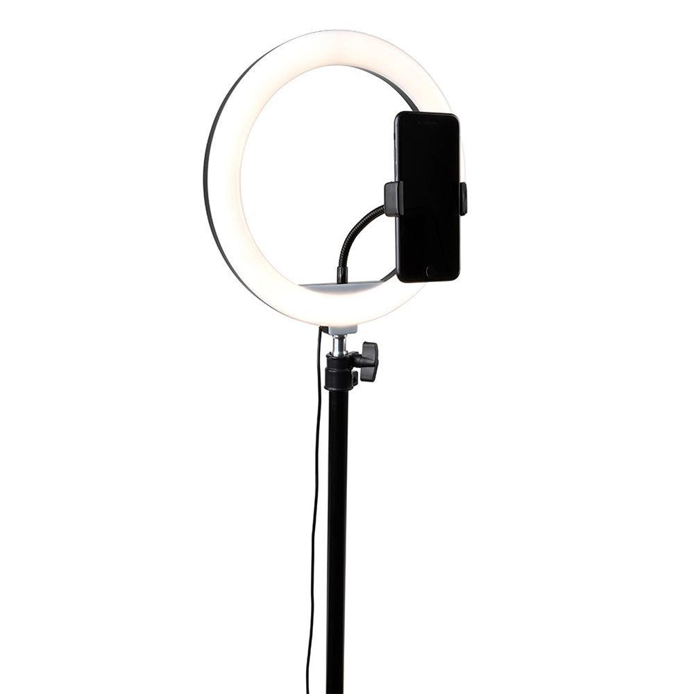 Intempo Sync Standing Selfie Ring Light - Black | EE5976 from DID Electrical - guaranteed Irish, guaranteed quality service. (6977703379132)
