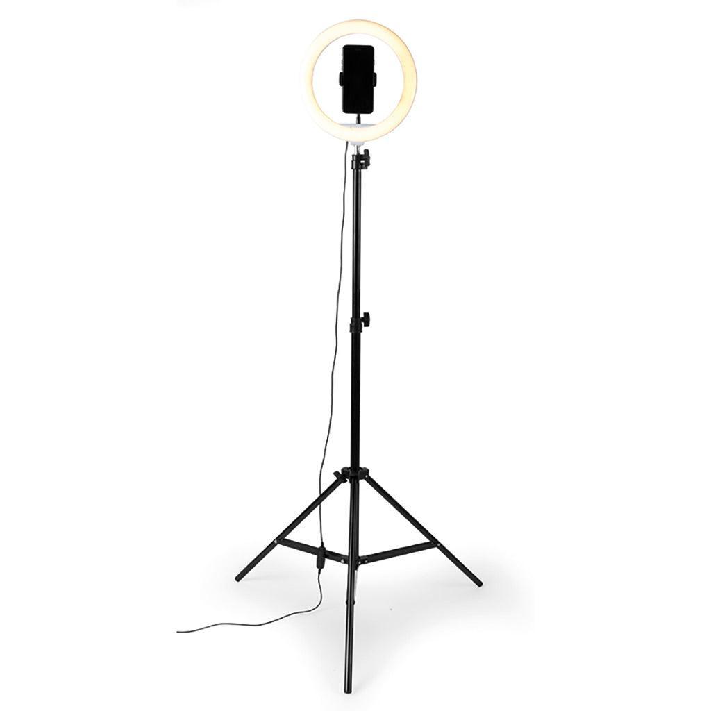 Intempo Sync Standing Selfie Ring Light - Black | EE5976 from DID Electrical - guaranteed Irish, guaranteed quality service. (6977703379132)