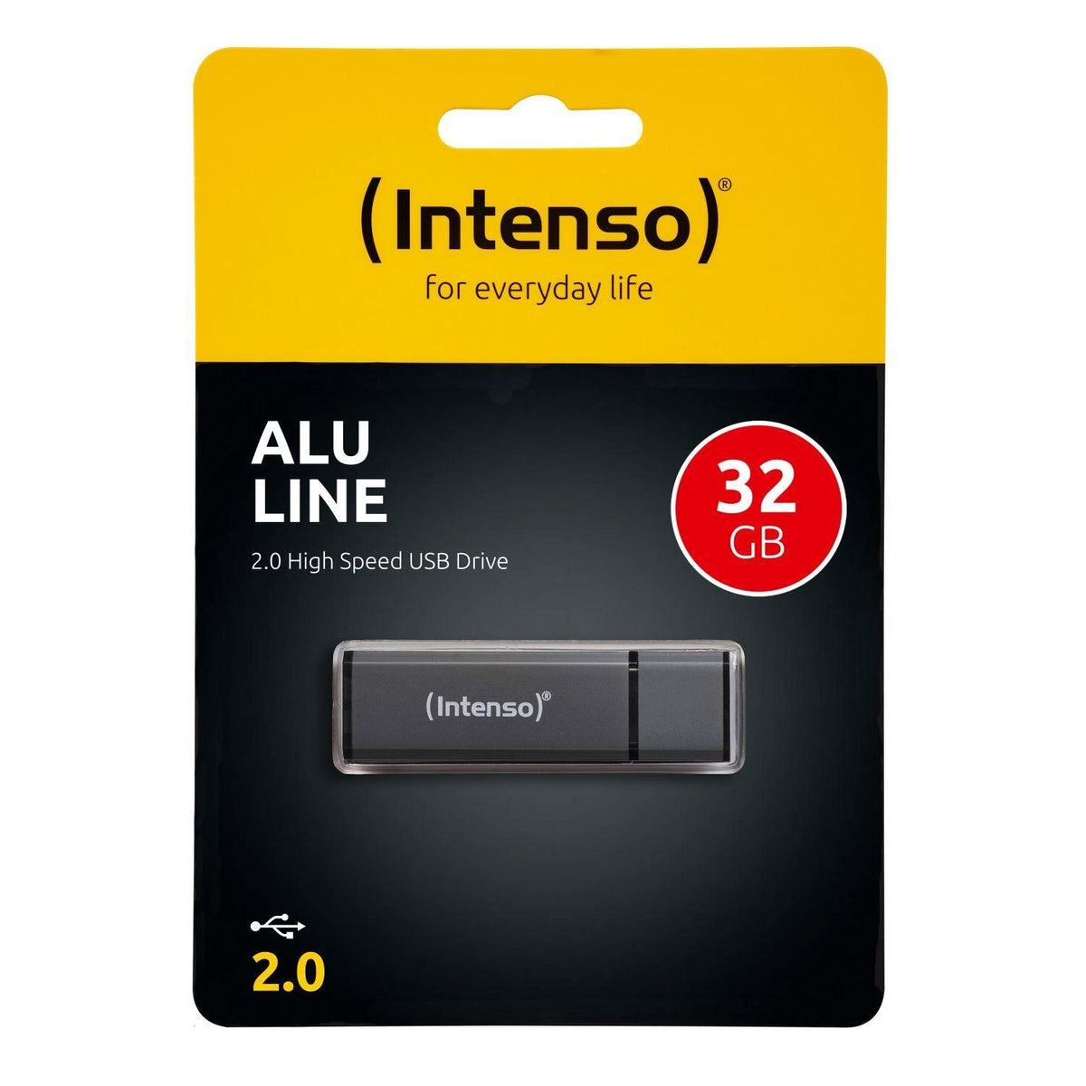 Intenso Alu Line 32GB USB 2.0 Drive - Anthracite | 3521481 from DID Electrical - guaranteed Irish, guaranteed quality service. (6977706721468)