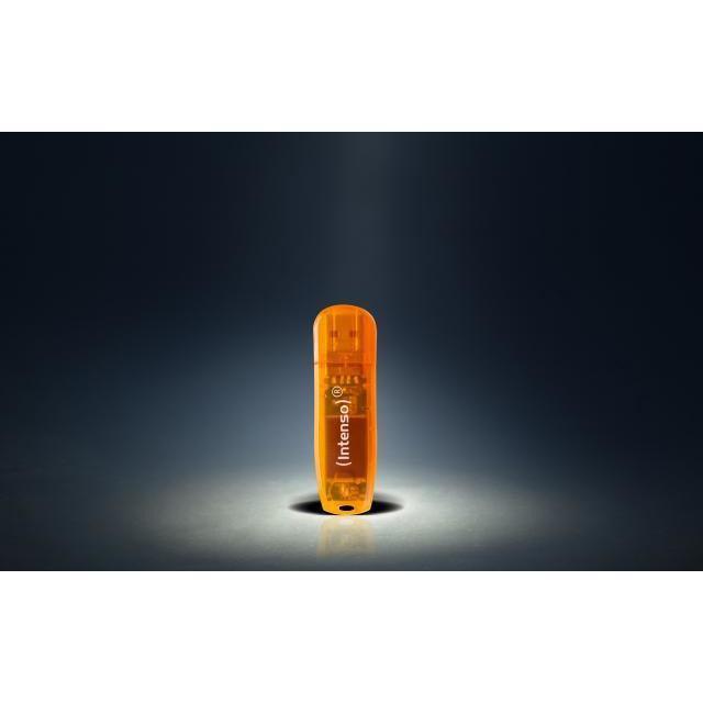 Intenso Rainbow Line 64GB USB 2.0 Flash Drive - Orange | 3502490 from DID Electrical - guaranteed Irish, guaranteed quality service. (6977706426556)