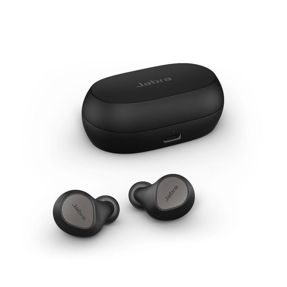 Jabra Elite 7 Pro In-Ear True Wireless Earbuds with MiltisensorVoice - Titanium Black | 100-99172001-60 (7519299993788)