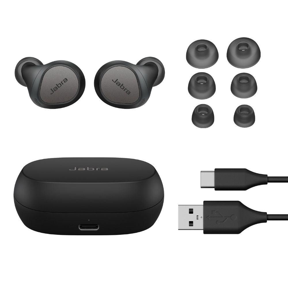 Jabra Elite 7 Pro In-Ear True Wireless Earbuds with MiltisensorVoice - Titanium Black | 100-99172001-60 (7519299993788)