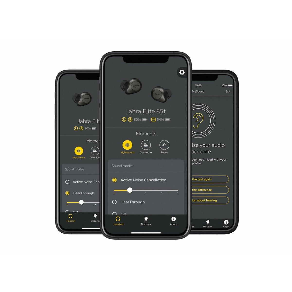 Jabra Elite 85t In-Ear Bluetooth Earbuds - Titanium Black | 100-99190000-60 (7518659805372)