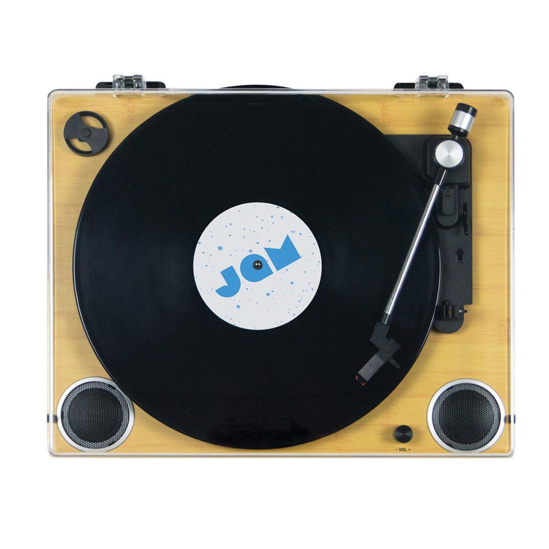 Jam Sound Belt Drive Turntable with Built-In Stereo Speakers - Wood | HX-TTP200WDA-GB (7534332543164)
