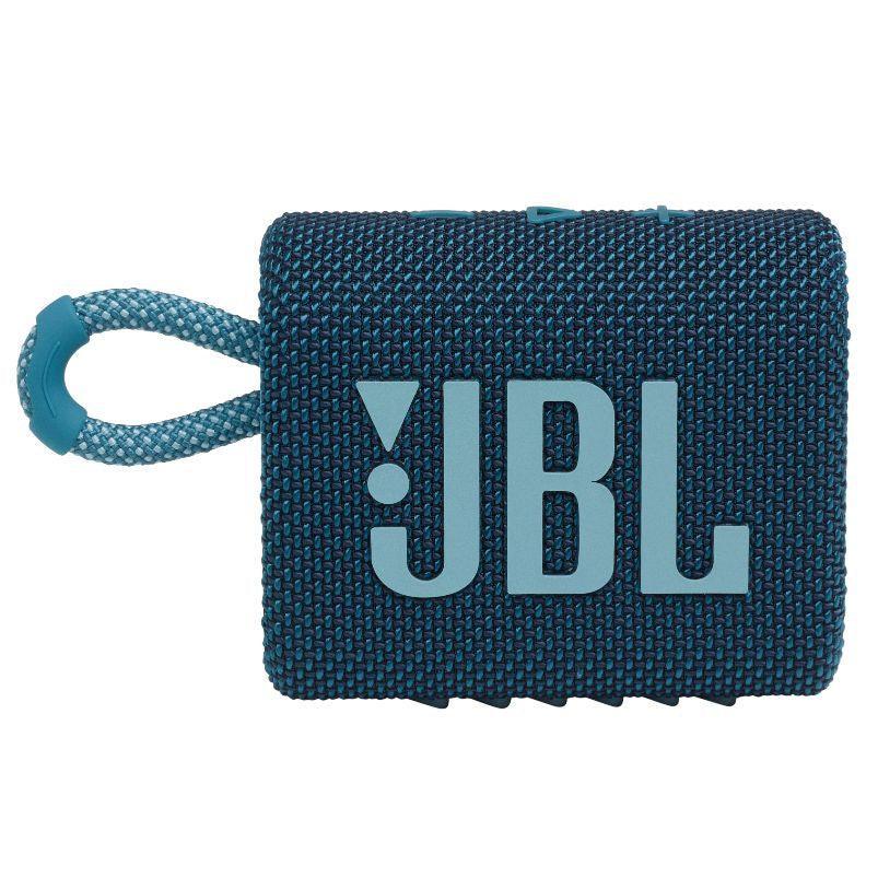 JBL Go 3 Wireless Portable Waterproof Speaker - Blue | JBLGO3BLU (7268274340028)