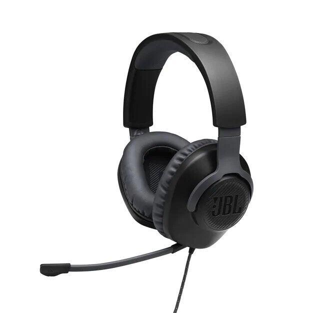 JBL Quantum 100 Over Ear Wired Gaming Headset - Black | JBLQ100BLK from DID Electrical - guaranteed Irish, guaranteed quality service. (6977441726652)