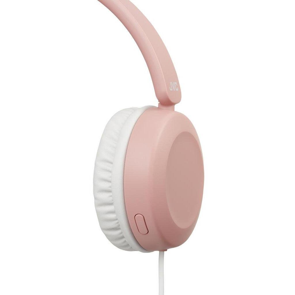 JVC On-Ear Foldable Wired Headphones - Pink | HAS31MPE from DID Electrical - guaranteed Irish, guaranteed quality service. (6977547108540)