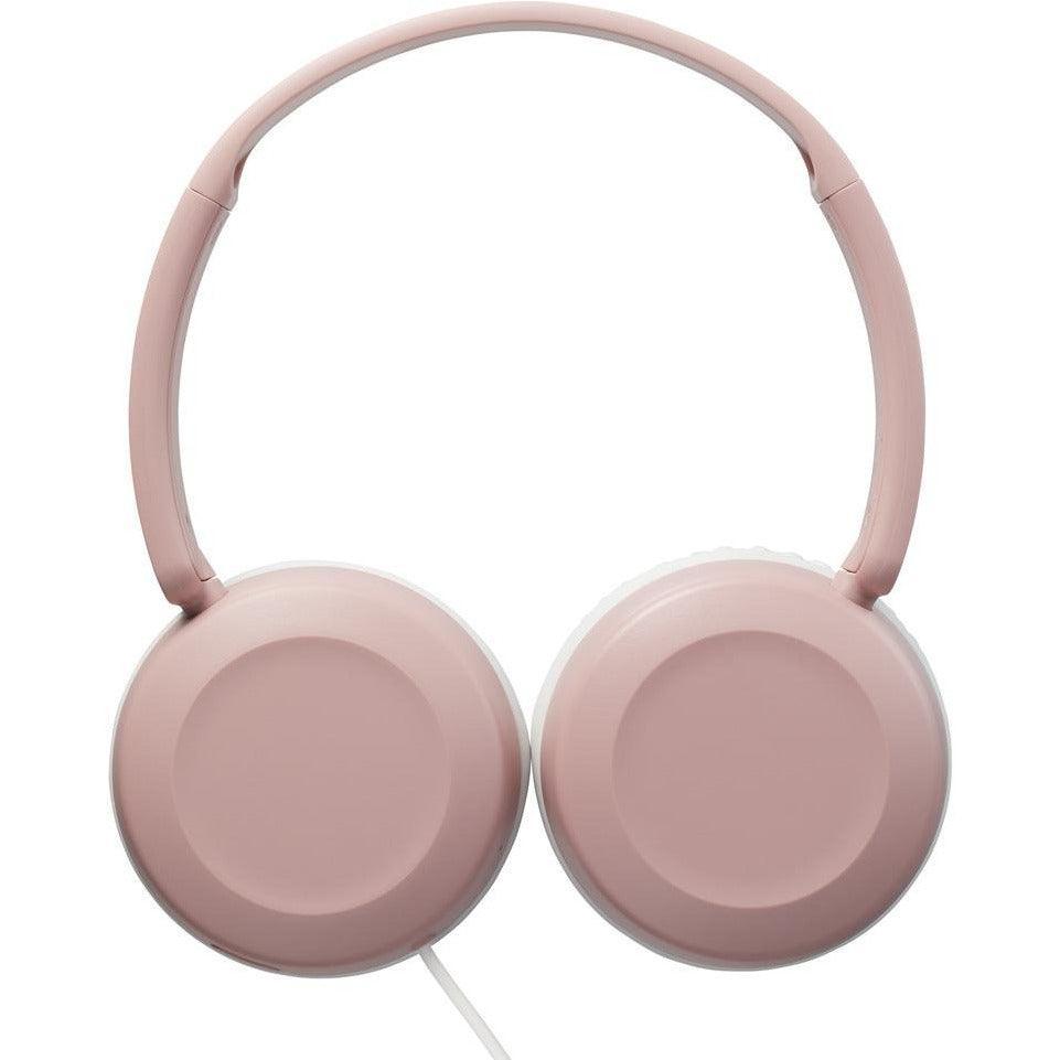 JVC On-Ear Foldable Wired Headphones - Pink | HAS31MPE from DID Electrical - guaranteed Irish, guaranteed quality service. (6977547108540)