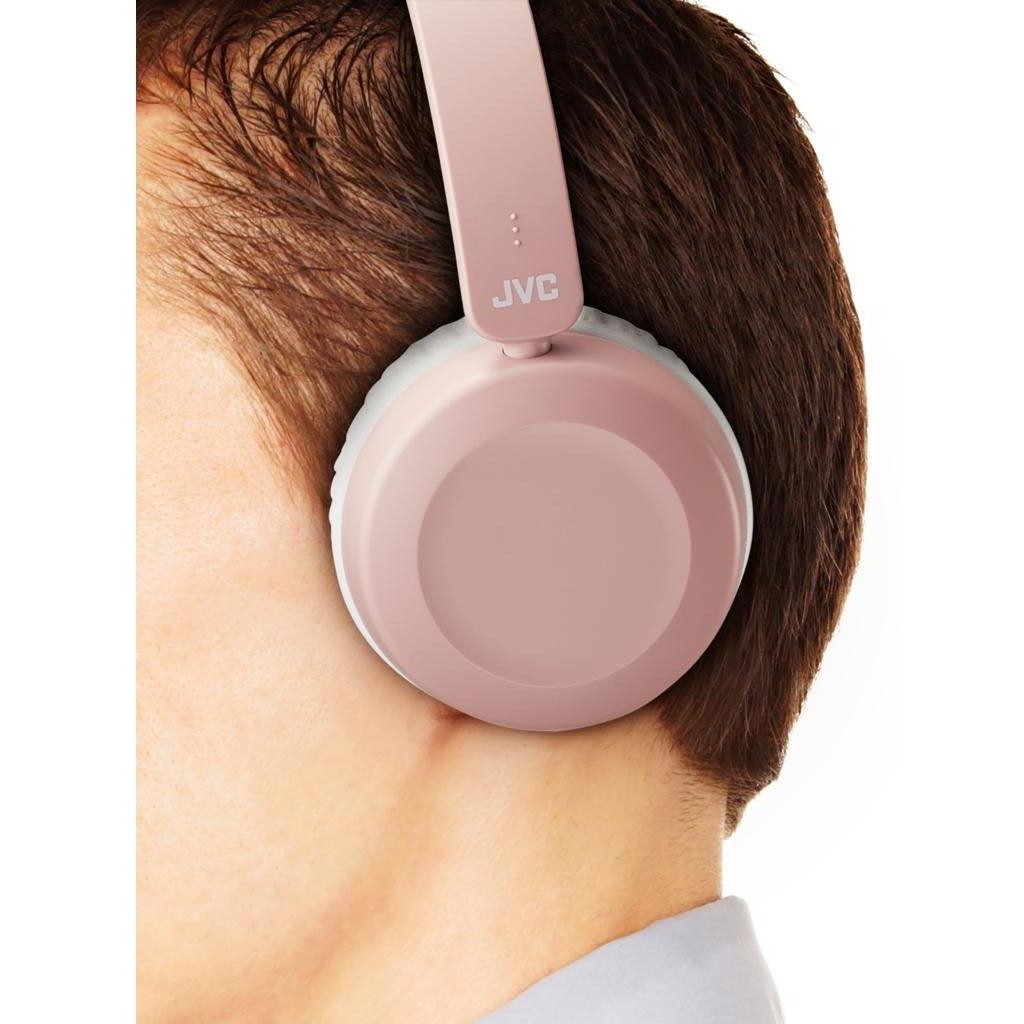 JVC On-Ear Foldable Wired Headphones - Pink | HAS31MPE from DID Electrical - guaranteed Irish, guaranteed quality service. (6977547108540)