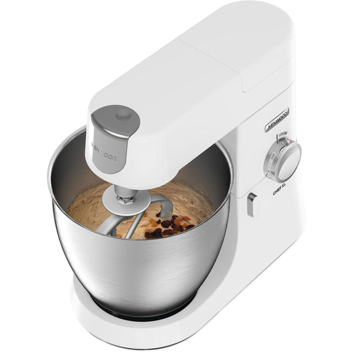 Kenwood Chef XL 6.7L 1200W Food Mixer - White | KVL4100W from DID Electrical - guaranteed Irish, guaranteed quality service. (6890765648060)