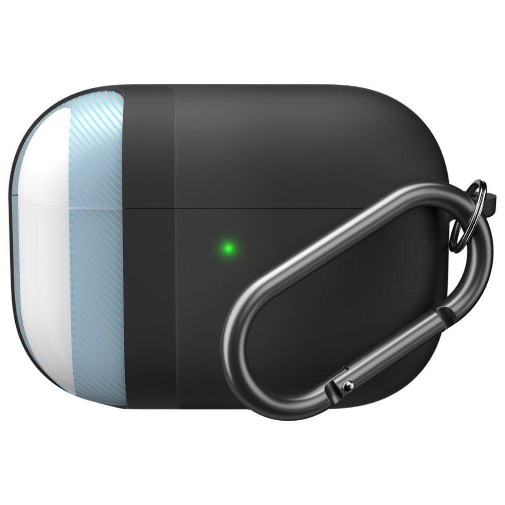 Keybudz Hybrid Shell Series Keychain Case for AirPods Pro - Black | 136-APP_S2BLK (7223598579900)
