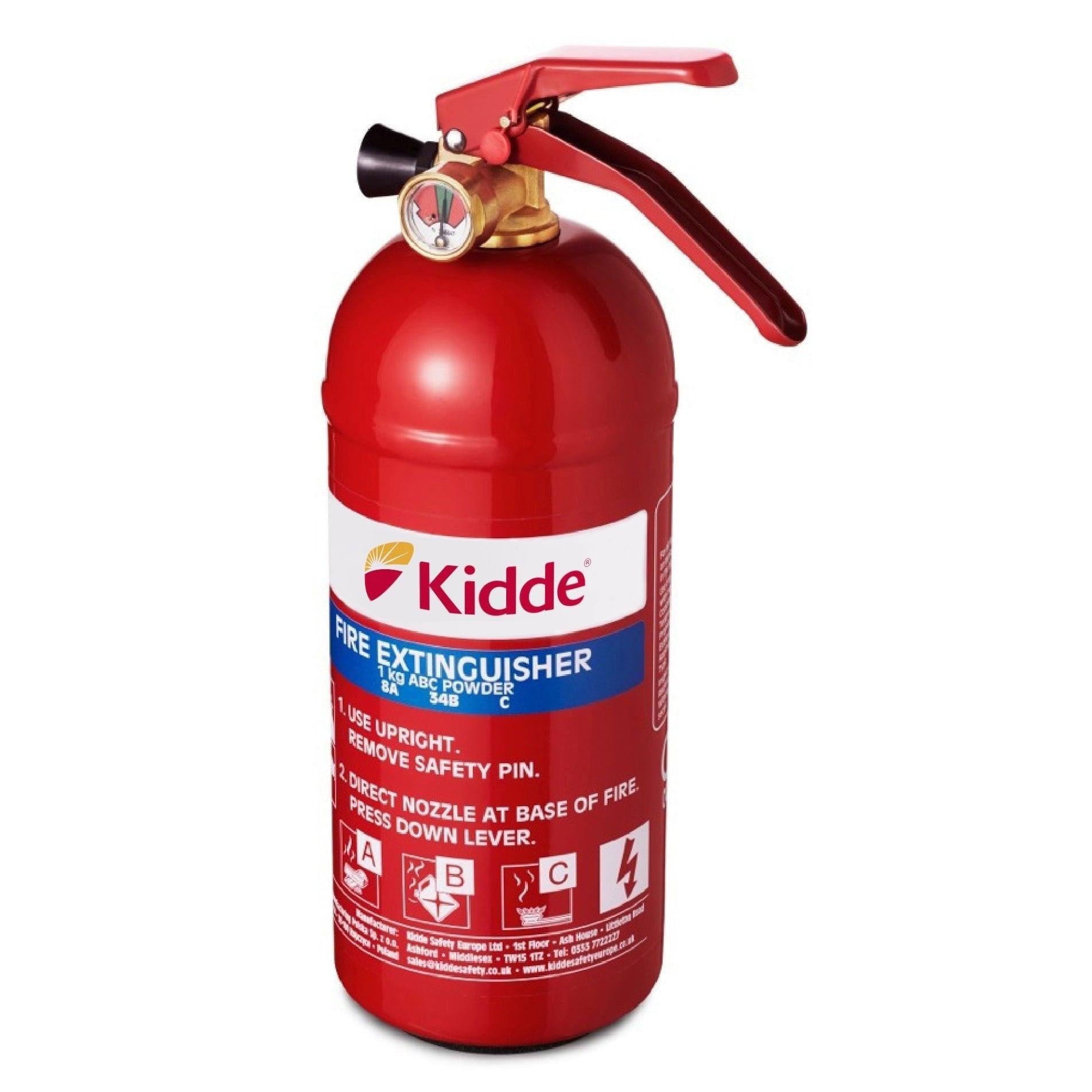 Kidde 1KG Multi Purpose Fire Extinguisher - FSK1KG (7513156780220)