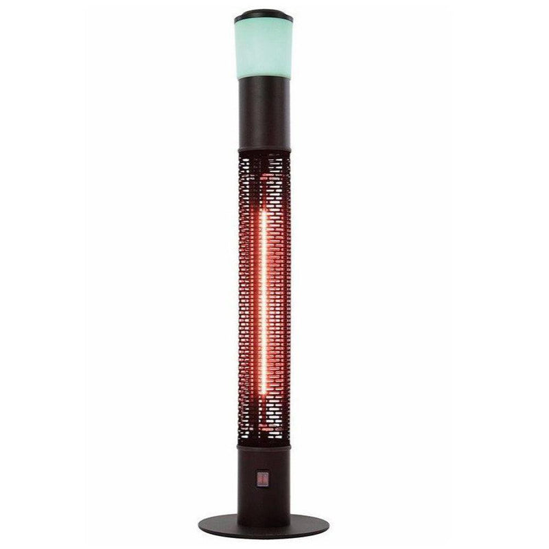 La Hacienda Warmvibes Standing Heater with Light & Music - Black | 69534 from DID Electrical - guaranteed Irish, guaranteed quality service. (6890905436348)