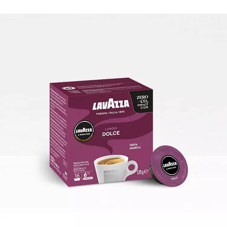 Lavazza 128g Lungo Dolce Coffee Capsules - Pack of 16 | 8974 (7535501246652)