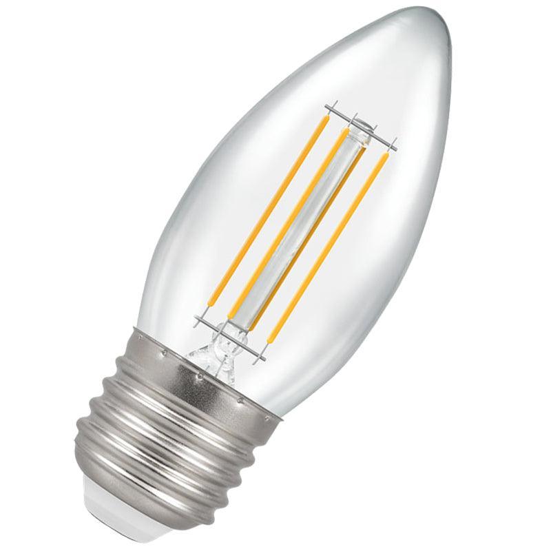LED Filament Candle Lamp Clear ES - 4W = 28W | LED/CAN/ES (7229126213820)