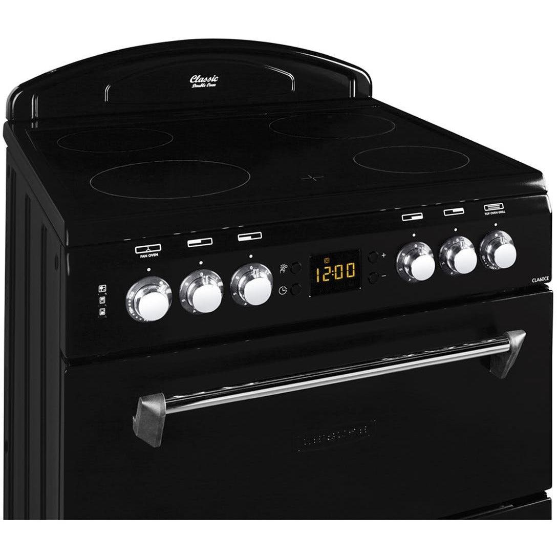 Leisure Classic 60cm Electric Cooker - Black | CLA60CEK from DID Electrical - guaranteed Irish, guaranteed quality service. (6890754343100)