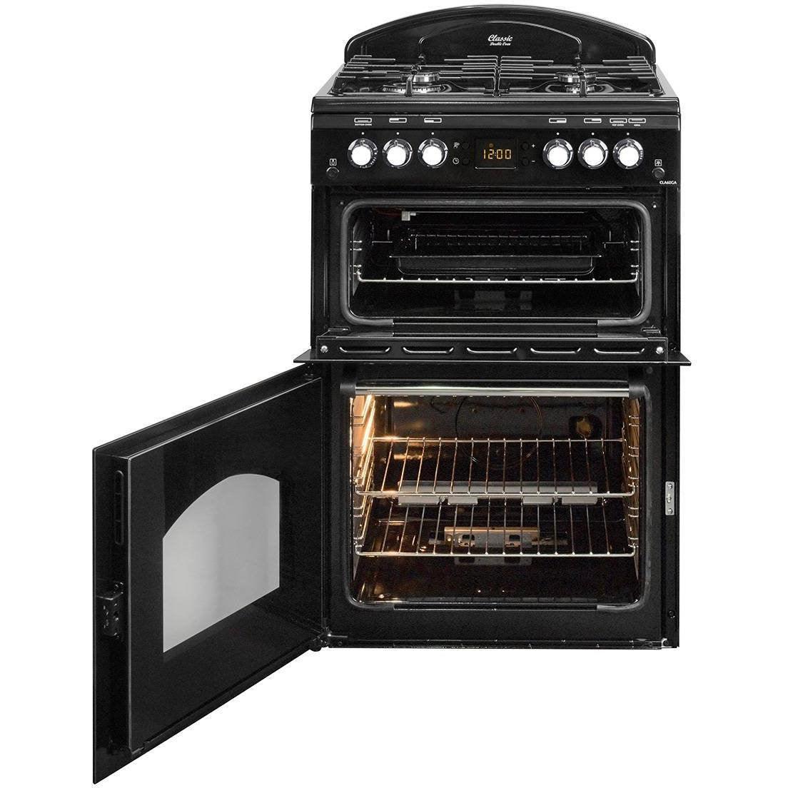 Leisure Classic 60cm Gas Cooker - Black | CLA60GAK from DID Electrical - guaranteed Irish, guaranteed quality service. (6890751590588)