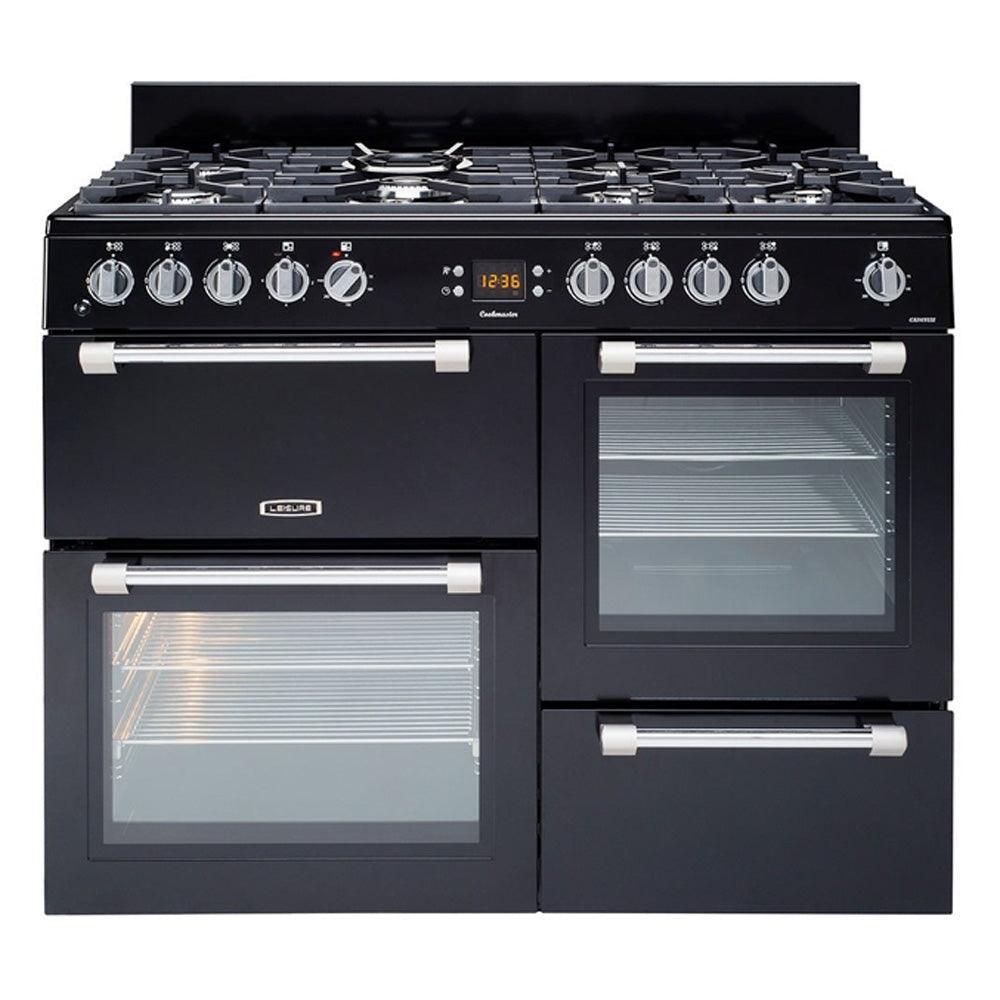 Leisure Cookmaster 110cm Dual Fuel Range Cooker - Black | CK110F232K from DID Electrical - guaranteed Irish, guaranteed quality service. (6890742317244)