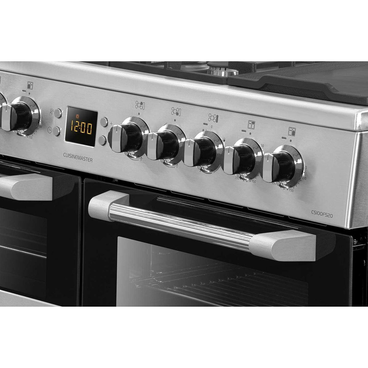 Leisure Cuisinemaster 100cm Dual Fuel Range Cooker - Stainless Steel | CS100F520X from DID Electrical - guaranteed Irish, guaranteed quality service. (6890783867068)
